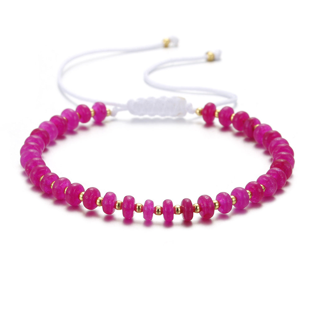 Wholesale Hand Woven Natural Stone Bracelet